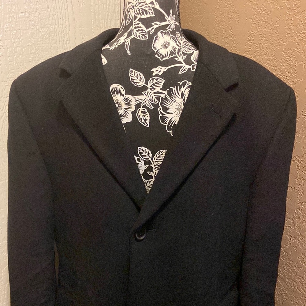 Calvin Klein 44” length wool overcoat size 40R